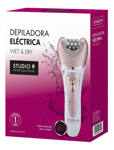 Imagen 1 de 6 de Depiladora Eléctrica Grande Studio 9 Professional Wet & Dry
