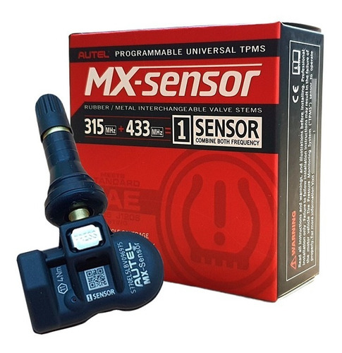 Sensor Tpms Llanta  Autel Mx-sensor 315 Y 433 Mhz Negro 