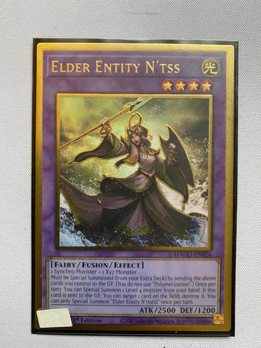 Elder Entity N'tss Gold Ultra Yugioh (Usado)