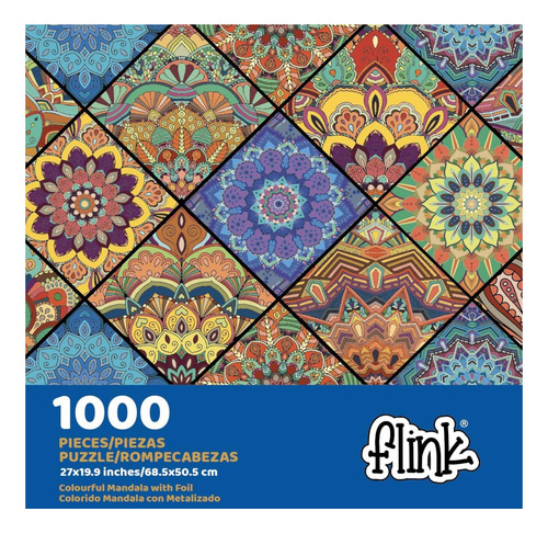 Rompecabezas Mandalas 1000 Piezas 68.5x50.5cm Flink