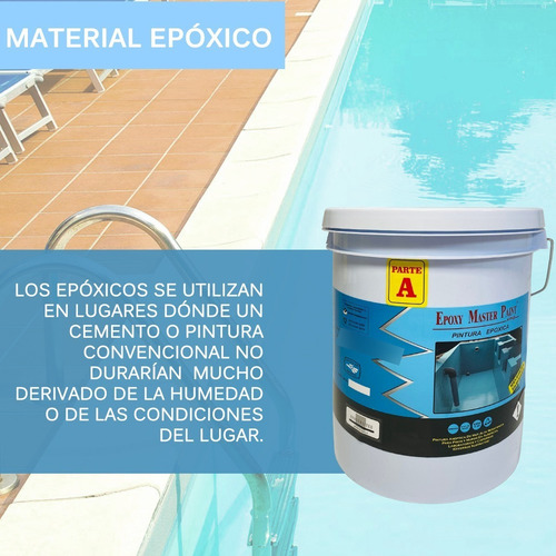 Pintura Para Alberca 4kg Rinde 20m2 Larga Durabilidad