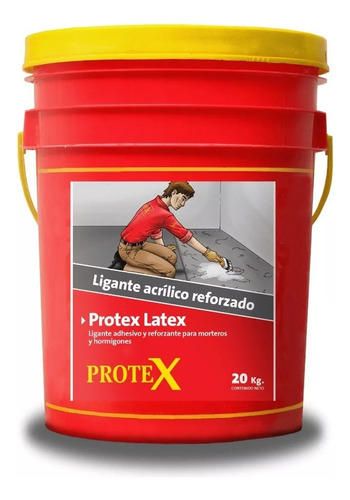 Protex Latex X 20 Reforzante Y Adhesivo Para Hormigón