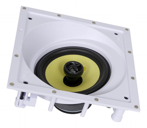 Caixa De Som Arandela Jbl Ci6sa Plus Quadrada Angulada 60w Branco