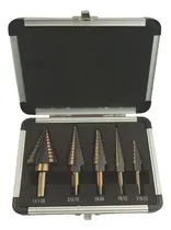 Comprar Set 5 Brocas Cónicas Hss Acero Rápido Titanio Metal