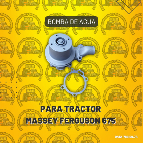 Bomba De Agua Para Tractor Massey Ferguson 675