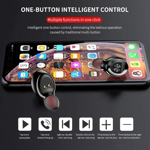 Audífonos Estéreo Tws Xg8 Bluetooth 5.0 8d Hifi