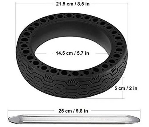 Juego Palanca Saca Cubierta 30cm Cubierta Moto Monopatin Bic