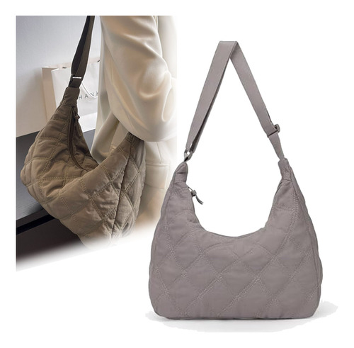 Bolso Bandolera De Gran Capacidad Para Mujer, Casual, De Gra