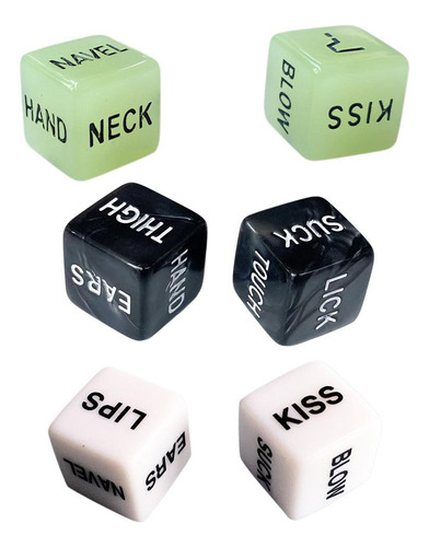 1 Par De Dados Luminosos De Amor, Juegos Sexuales Para Parej