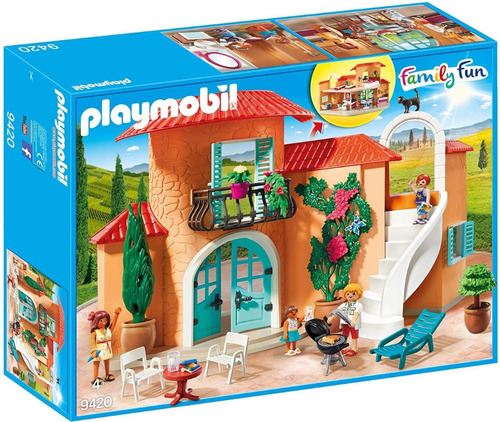 Divertido Chalet Casa Con Personajes 9420 - Playmobil 