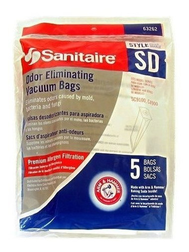 Sanitaire Style Sd Arm And Hammer - Bolsas Para Aspiradoras 