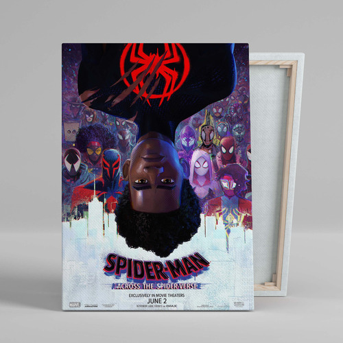 Cuadro Spider Man Across The Spider Verse Canvas 60x40 Cm