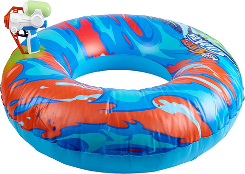 Inflable Con Pistola Lanza Chorros De Agua Nerf Hydro Battle