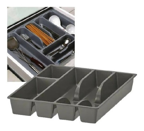 Charolas Organizadoras De Cubiertos Para Cajón 31x26cm 10pz