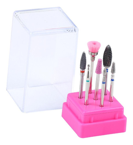 8pcs Brocas De Uñas De Esmeril Brocas De Uñas Cabeza De