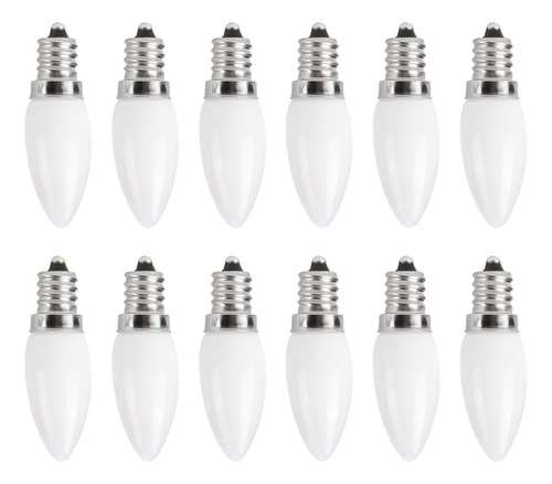 10pcs Mini E12 Led Candelabro Bombillas 1.5w Ac 230v Para