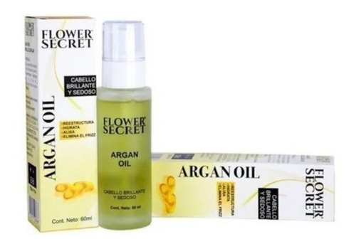 Pack X2 Aceite De Coco / Argan 60ml Flower Secret