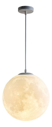 Lámpara Colgante Con Forma De Luna Impresa En 3d, Estilo Mod