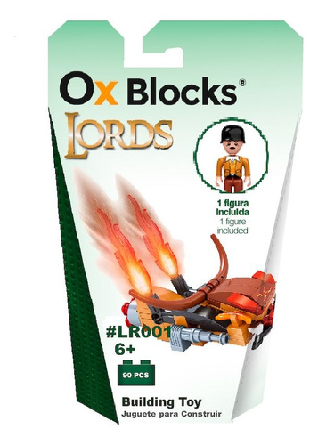 Ox Lords - Juguete Para Construir 90 Piezas - Lr001