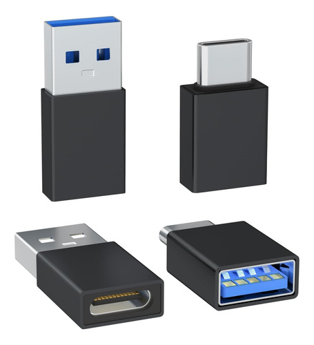 Usb Adapter 3 Pack,usb Type C Female To Usb A Male Charger