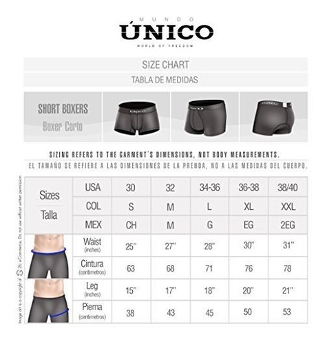 Mundo Unico Ropa Interior De Microfibra Para Hombre Boxer Tr | Envío gratis