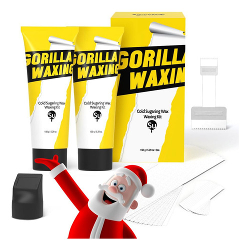Gorilla Kit De Depilación En Frío Listo Para Usar Para Cuerp
