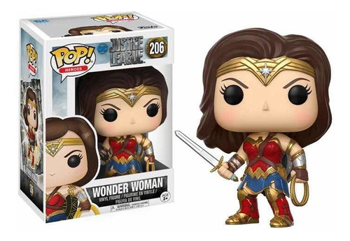 Wonder Woman Funko Pop! #206, Mujer Maravilla, Dculto