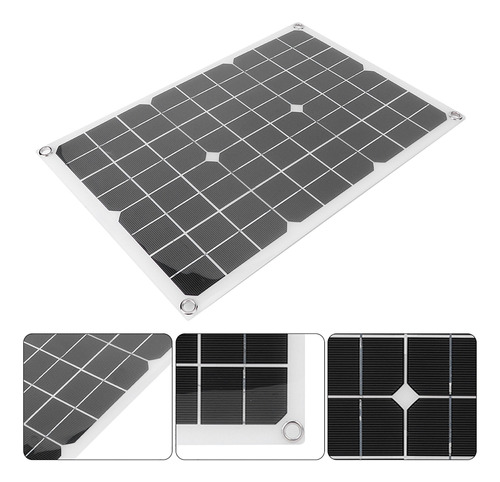 Cargador Solar Para Coche De 20 W, 18 V, Panel Monocristalin