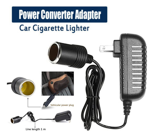 Adaptador De Corriente, Enchufe Para Encendedor De Cigarrill