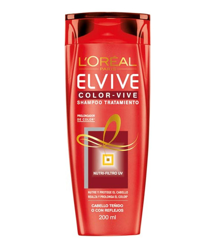 Shampoo  Color Vive 200 Ml Elvive Shamp-cr-acond.pers