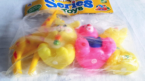 Imagen 2 de 2 de Muñecos Ule Pito Bebe Juguetes Baño Animalitos Pack