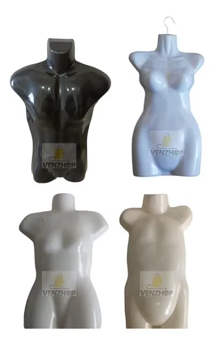 comprar Pack 4 Torso Colgador Mujer, Hombre, Niño, Niña Polera Vnz