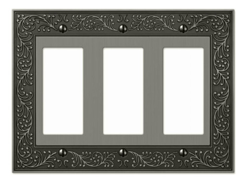 Amertac 43rrran 3 Rocker-gfci English Garden Wallplate,