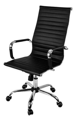 Silla Escritorio Ejecutiva Ergonomica Oficina Gerencial Pc Color Negro