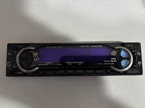 Frente Rádio Automotivo Kenwood Kdc-x817 (Usado)