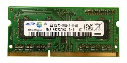 Memoria RAM color verde 2GB 1 Samsung M471B5773CHS-CH9