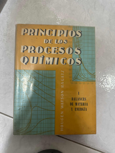 Libro Principios De Los Procesos Químicos (Usado)