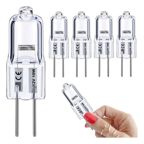 60 Bombillas Halógenas G4, 12 V, 20 W, Base De 2 Pines ,