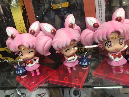 Figuras Muñeca Tipo Nendo Chibi Moon Sailor Moon Con Base