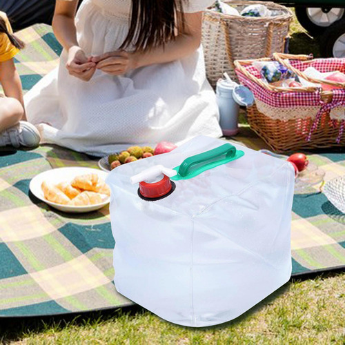 New,. Cubo De Agua Plegable, Jarra De Agua, Botella De Agua