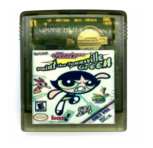 Powerpuff Girls Paint The Townville Green - Game Boy Color