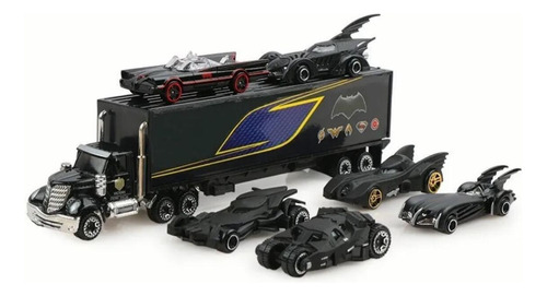 Kit 6 Vehículos En Miniatura Batman Dc Carts.