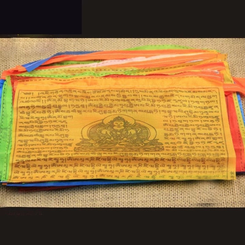 Imagen 7 de 7 de 4 Rollos Banderas Tibetanas