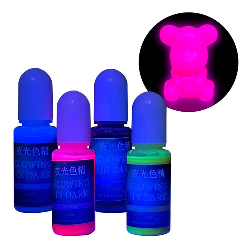 Pigmento Fluorescente Para Resina Epóxica Extra Color 4 Tono