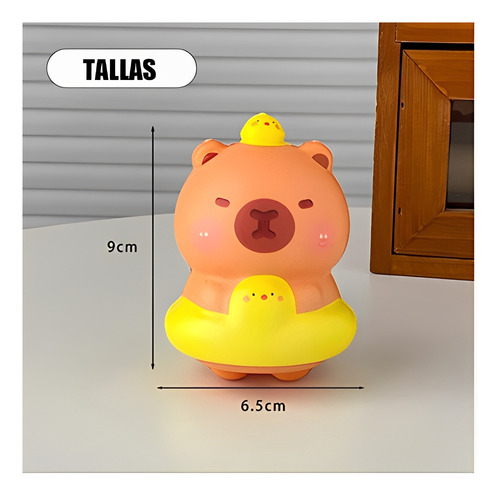 Juguetes Antiestrés Capibara Squishys Estirable Relajante