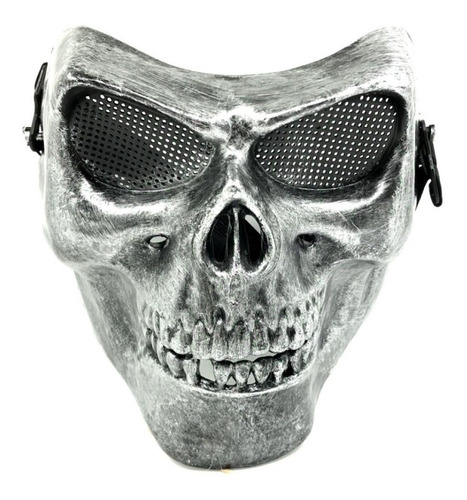 Careta Esqueleto Mascara Halloween Plastico Duro