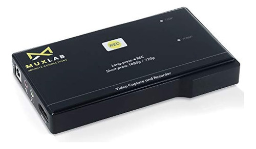 Muxlab Video Capture Recorder Device | Grabador De Hdmi A Us