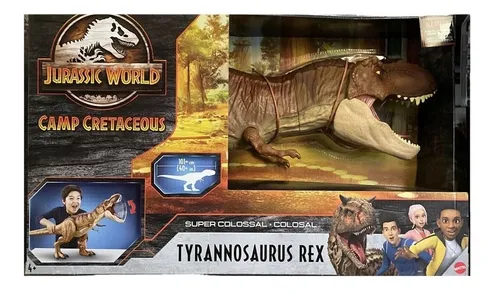 Dinossauro T.Rex Super Colossal Jurassic World Mattel