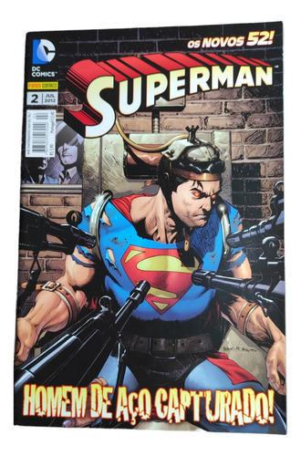 Hq Superman N°2 Os Novos 52 2012 (Usado)