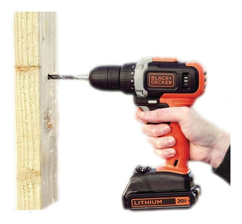 Taladro / Atornillador 20v Máx Ion De Litio Black+decker 